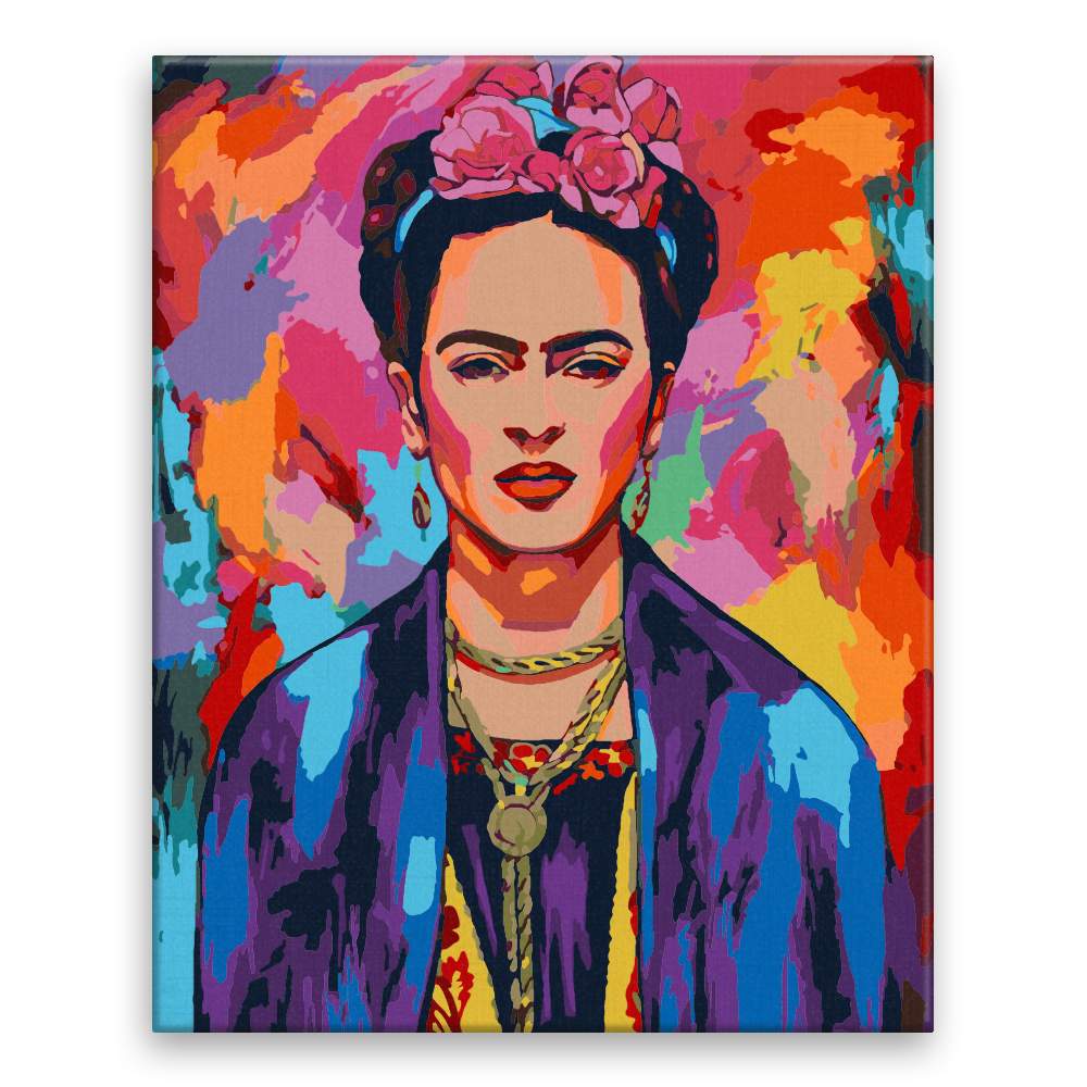 Malování podle čísel Frida v barvách