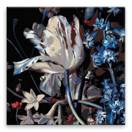 Malování podle čísel Orosený tulipan