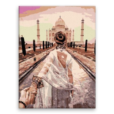 Malování podle čísel Pojď se mnou Taj Mahal