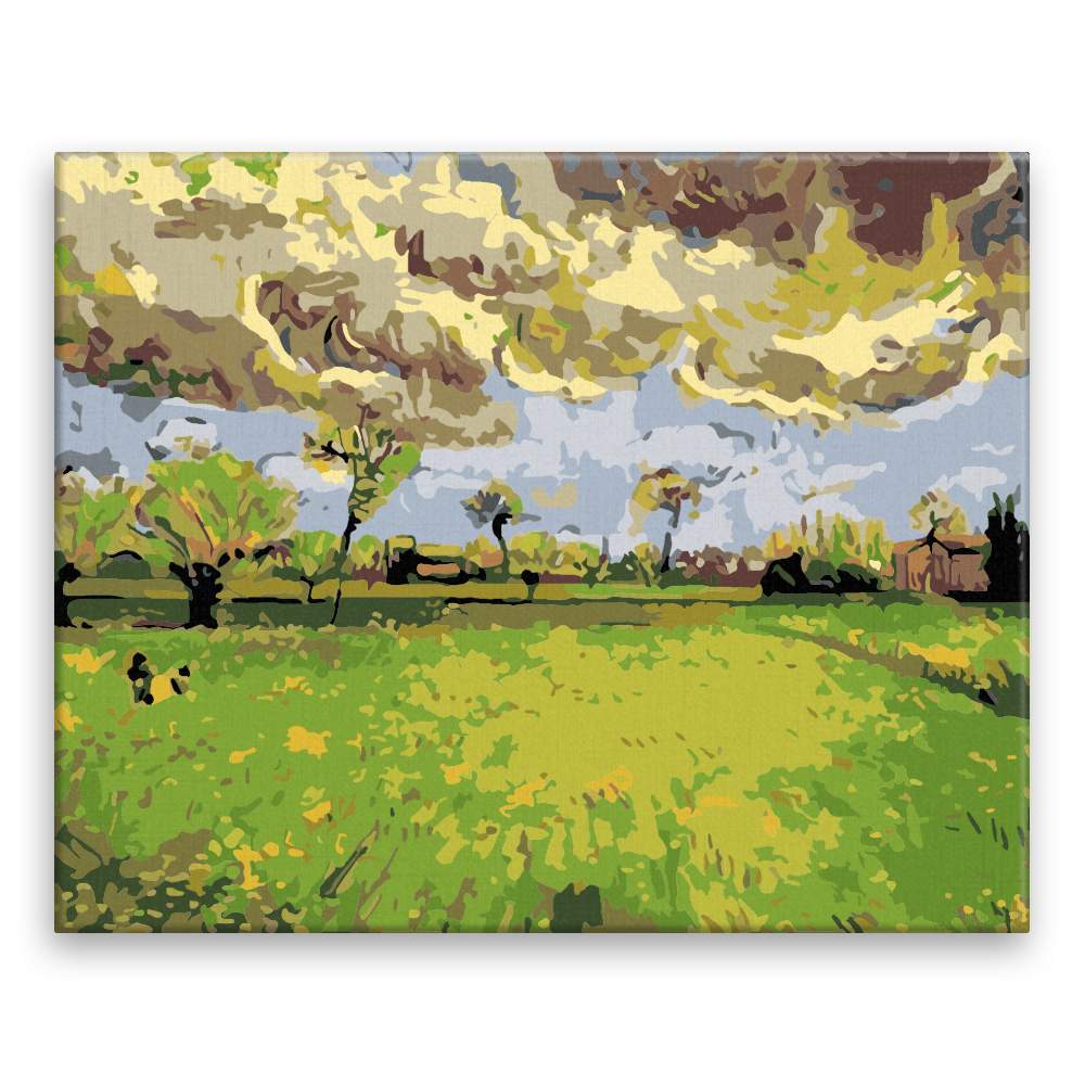 Malování podle čísel Krajina před bouří Van Gogh