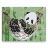 Malování podle čísel Panda v houpací síti