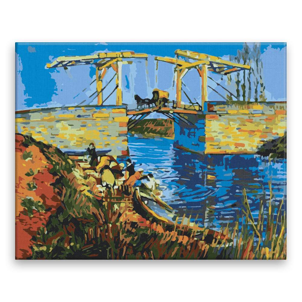 Malování podle čísel Langloiský most Van Gogh