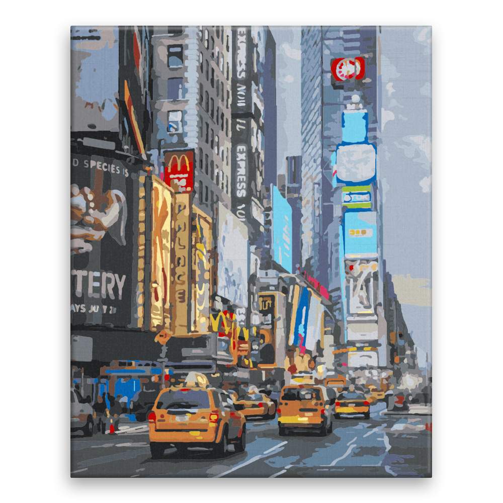 Malování podle čísel Time Square II