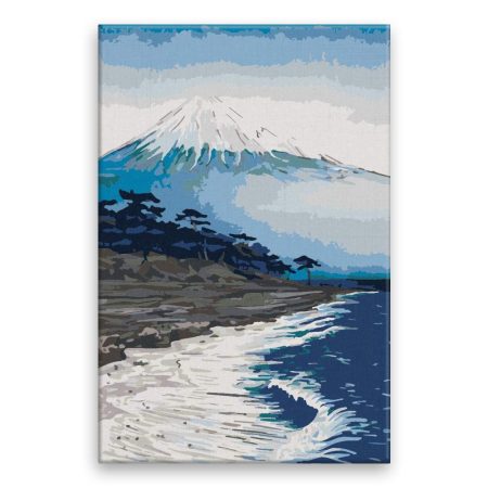 Malování podle čísel Pod horou Fuji