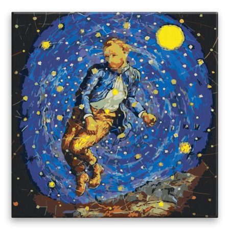 Malování podle čísel Hvězdná obloha Van Gogh