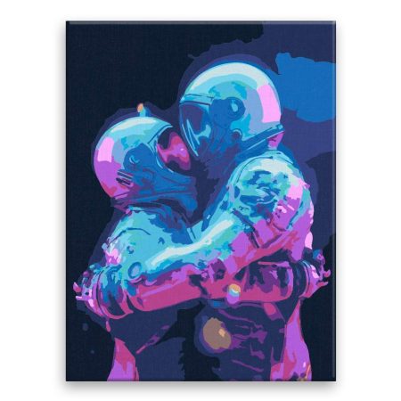 Malování podle čísel Astronauti 02