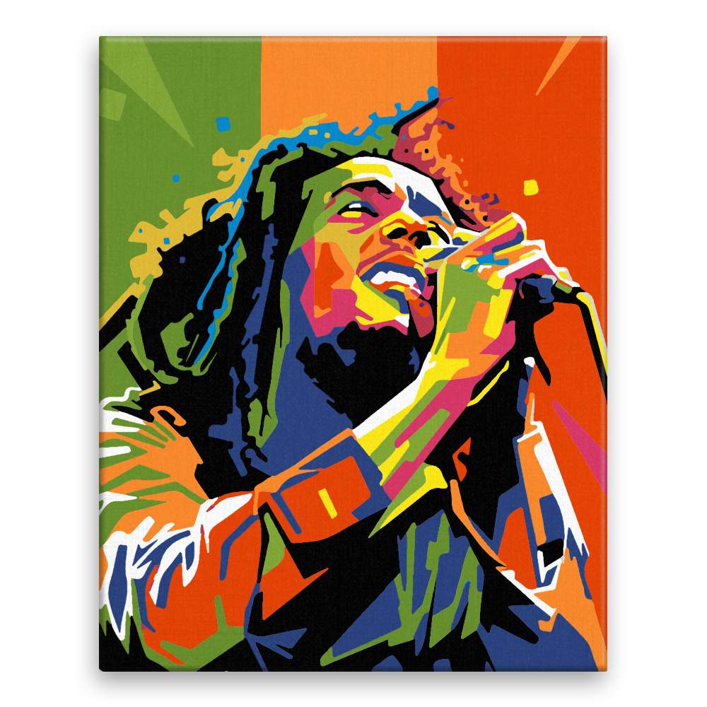 Malování podle čísel Bob Marley 02