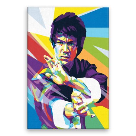 Malování podle čísel Bruce Lee 01