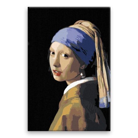 Malování podle čísel Dívka s perlami Johannes Vermeer