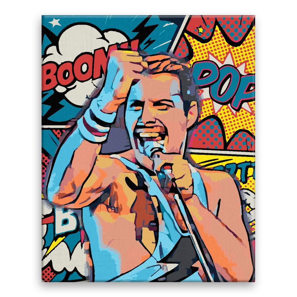 Malování podle čísel Freddie Mercury 03