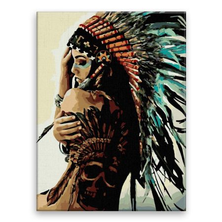 Malování podle čísel Indigenous Women 03