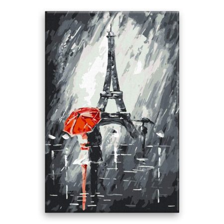 Malování podle čísel Pod Eiffelovkou