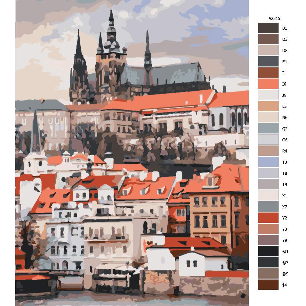 Návod pro malování podle čísel Praha 04
