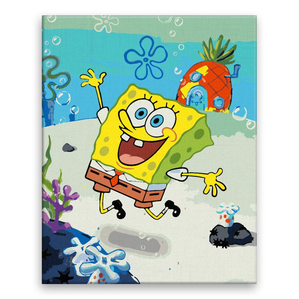Malování podle čísel SpongeBob