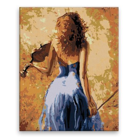 Malování podle čísel Virtuózka s houslemi