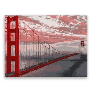 Malování podle čísel Golden Gate Bridge