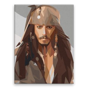 Malování podle čísel Jack Sparrow 05
