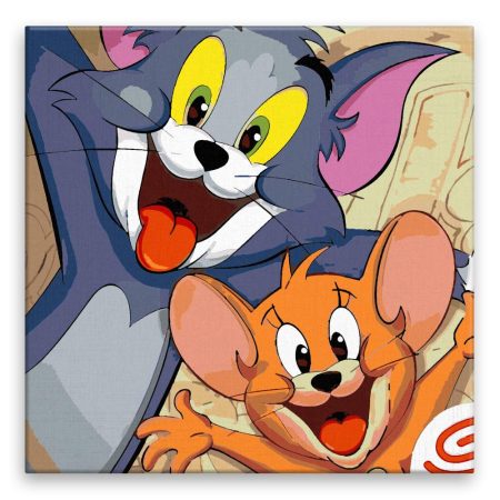 Malování podle čísel Tom a Jerry