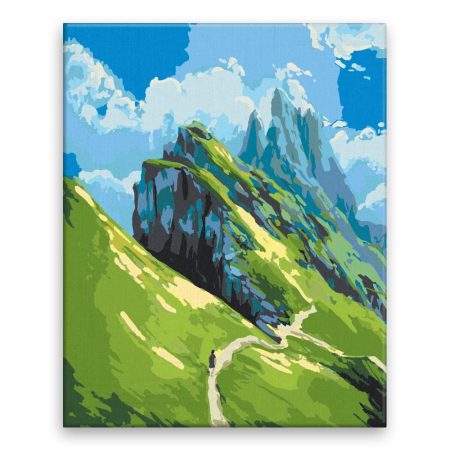 Malování podle čísel Horská cesta