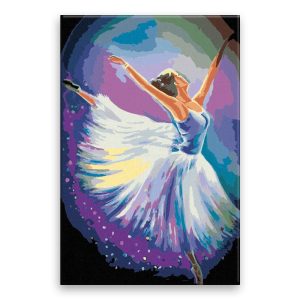 Malování podle čísel Baletka při tanci