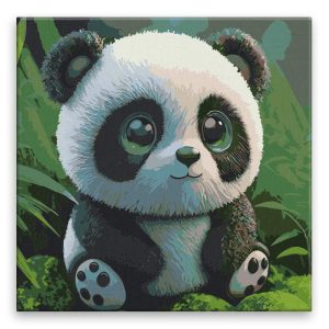 Malování podle čísel Plyšová panda