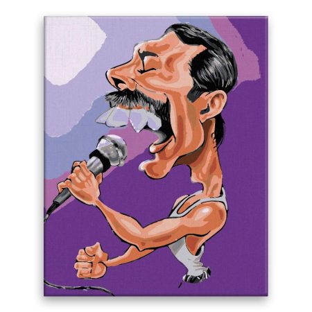 Malování podle čísel Freddie Mercury 06