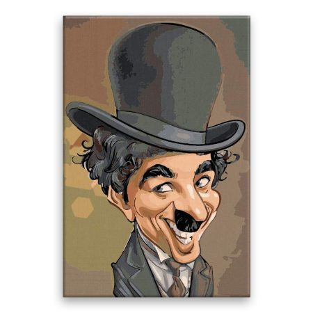 Malování podle čísel Charlie Chaplin