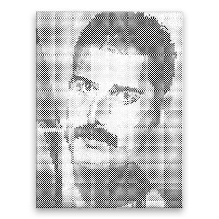 Tečkování Freddie Mercury 05