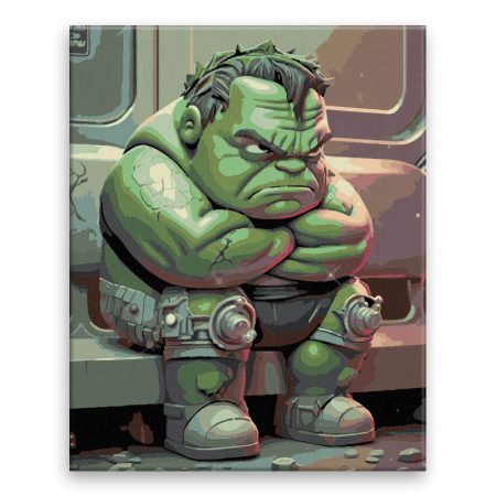 Malování podle čísel Hulk