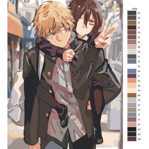 Návod pro malování podle čísel Anime 03
