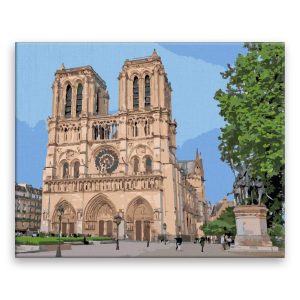 Malování podle čísel Notre Dame 02