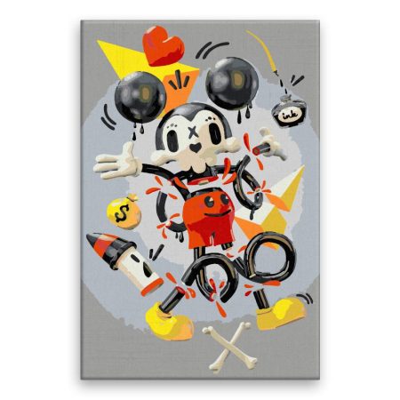 Malování podle čísel Robot Mickey