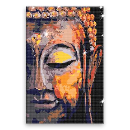Diamantové malování Buddha 02