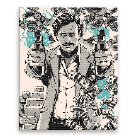 Diamantové malování Pablo Escobar 01