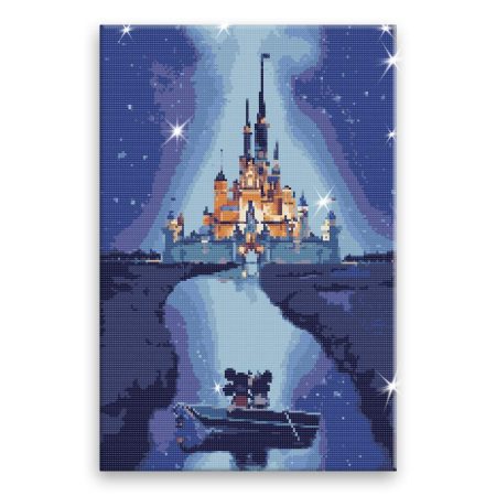 Diamantové malování Mickey a Minnie