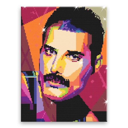 Diamantové malování Freddie Mercury 05