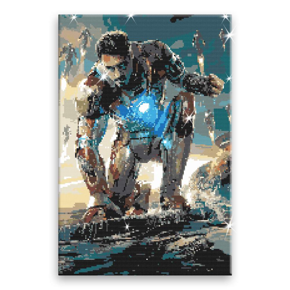 Diamantové malování Iron Man 02