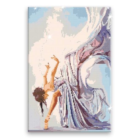 Diamantové malování Baletka při tanci 2