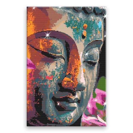 Diamantové malování Buddhovo tajemství