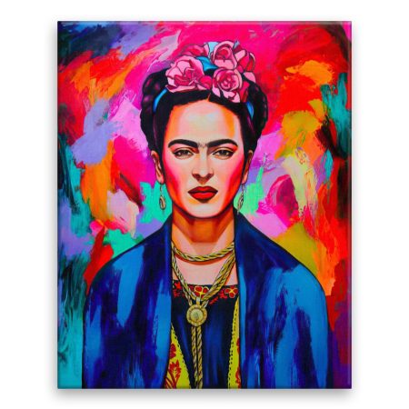 Fotoobraz na plátně Frida v barvách