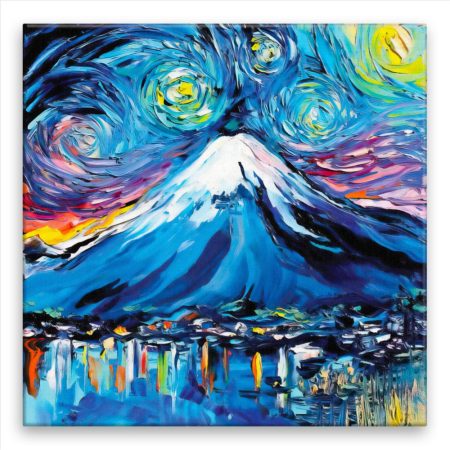 Fotoobraz na plátně Nikdy neviděl Fuji Van Gogh