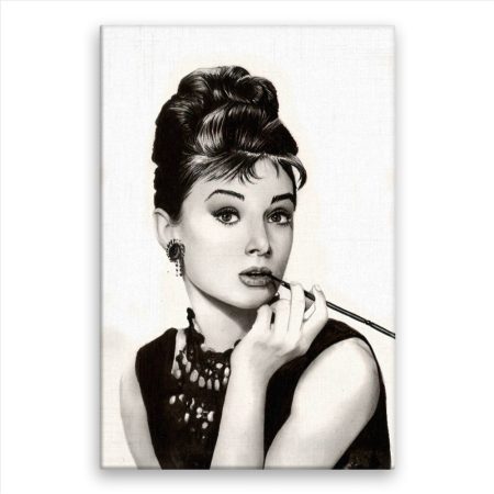Fotoobraz na plátně Audrey Hepburn 01