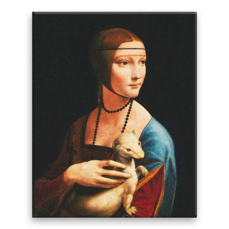 Fotoobraz na plátně Dáma s hranostajem Leonardo da Vinci