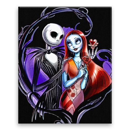 Fotoobraz na plátně Jack a Sally