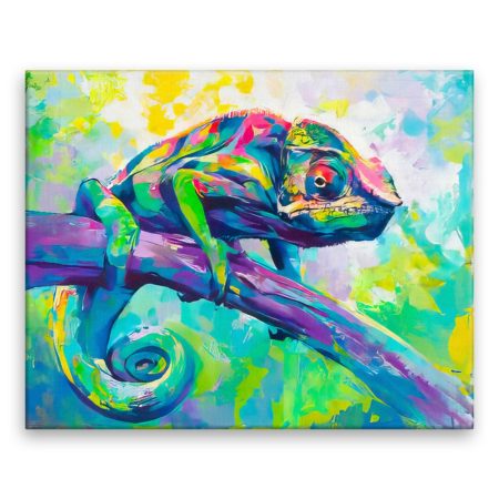 Fotoobraz na plátně Chameleon