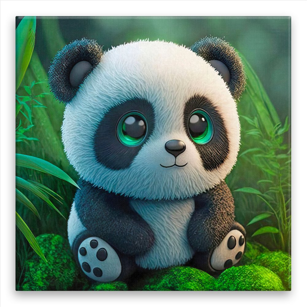 Fotoobraz na plátně Plyšová panda