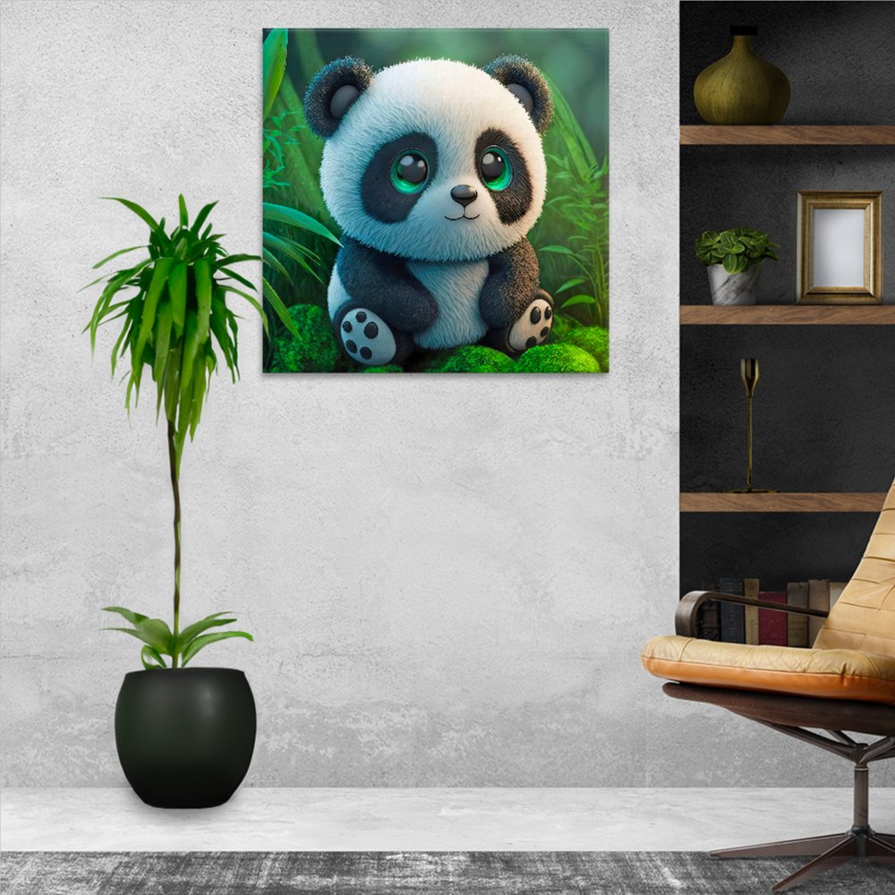 Obraz na plátně Plyšová panda