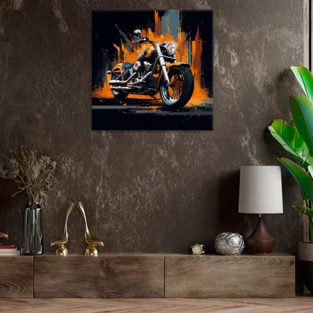 Obraz na plátně Motorka Harley Davidson