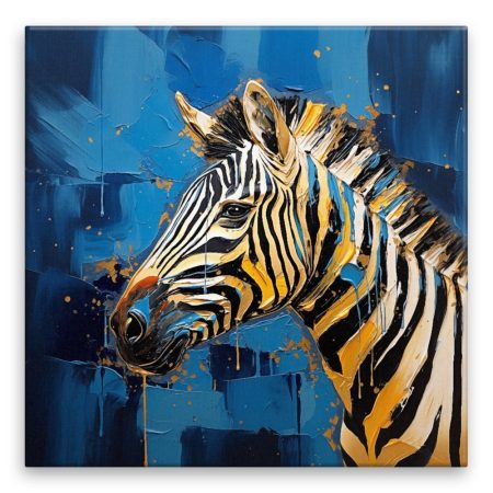 Fotoobraz na plátně Malovaná zebra