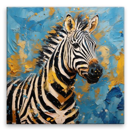 Fotoobraz na plátně Portrét zebry